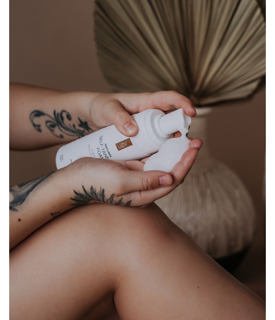 LUUV self tanning mousse, medium LUUV self tanning mousse, medium