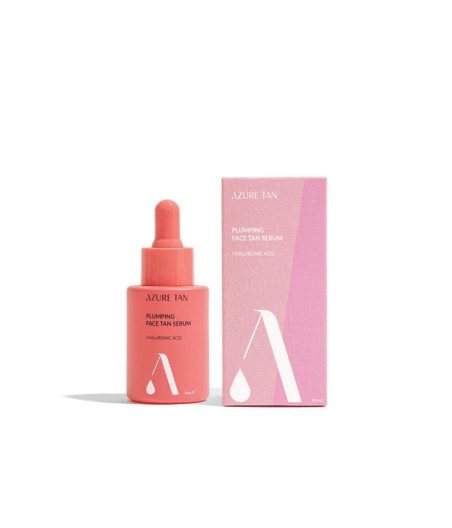 Azure Tan “Face Plumping Tan Serum” putlinantis savaiminio įdegio serumas veidui, 30ml