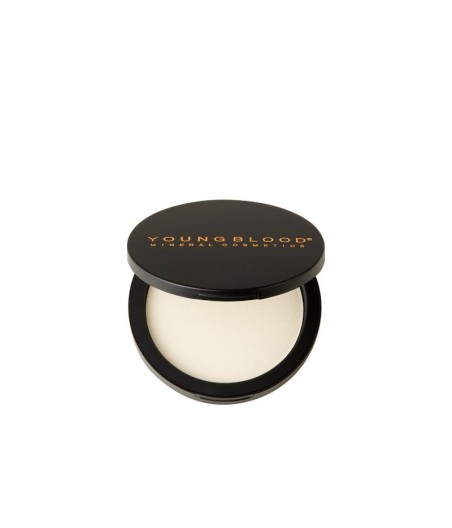 YOUNGBLOOD Presuota mineralinė fiksuojamoji pudra su ryžių krakmolu, 8g