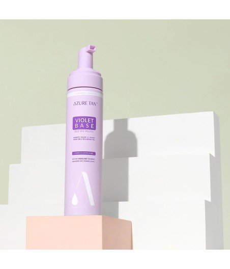 AZURE TAN SELF TAN MOUSSE - VIOLET BASE - DARK TO ULTRA DARK