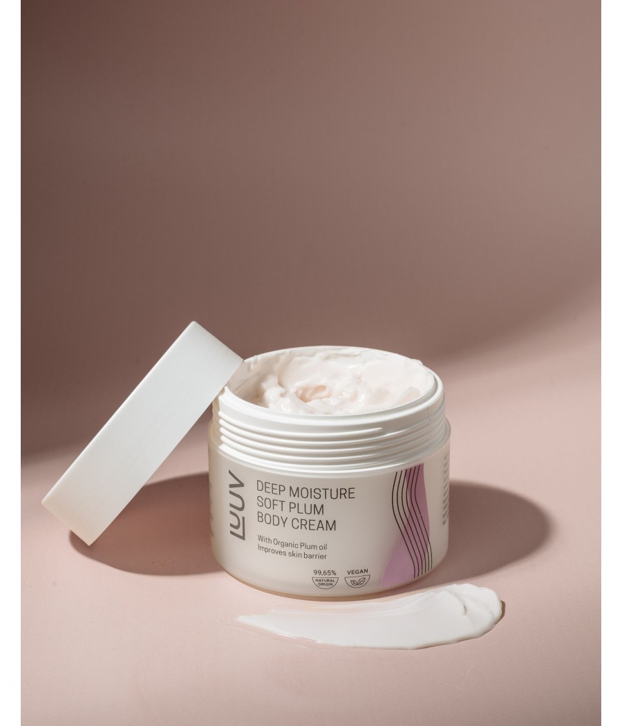 LUUV Natural Deeply Moisturizing Body Cream with Plum Oil LUUV Natural Deeply Moisturizing Body Cream with Plum Oil