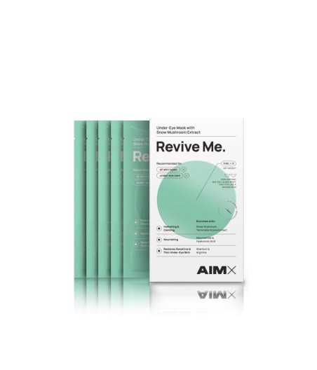 AIMX ‘Revive Me’ eye mask with hyaluron, 5 pcs.
