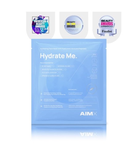 AIMX ‘Hydrate Me’ moisturising face mask with peptides, 1 pcs.