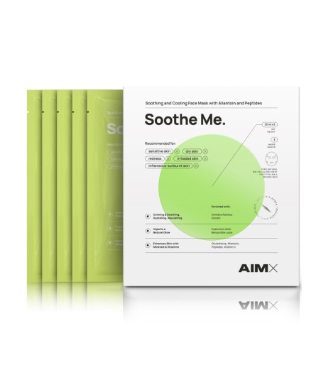 AIMX Soothe Me soothing face mask with peptides, 5 pcs.