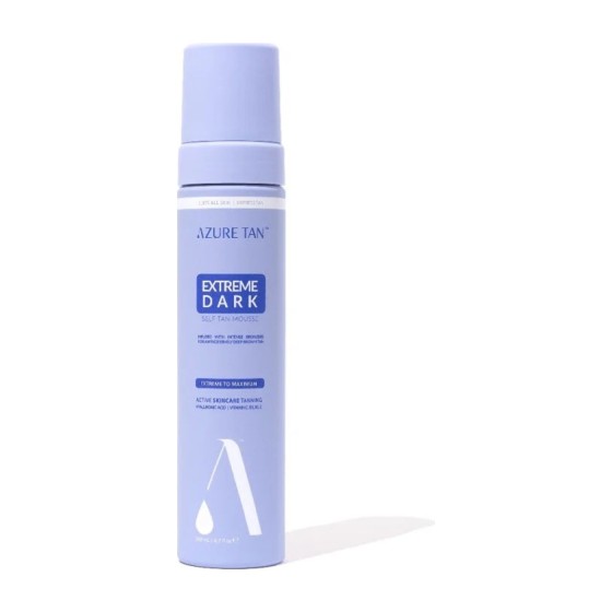 Azure Tan Self Tan Mousse “Extreme Dark - Extreme To Max”, 200ml
