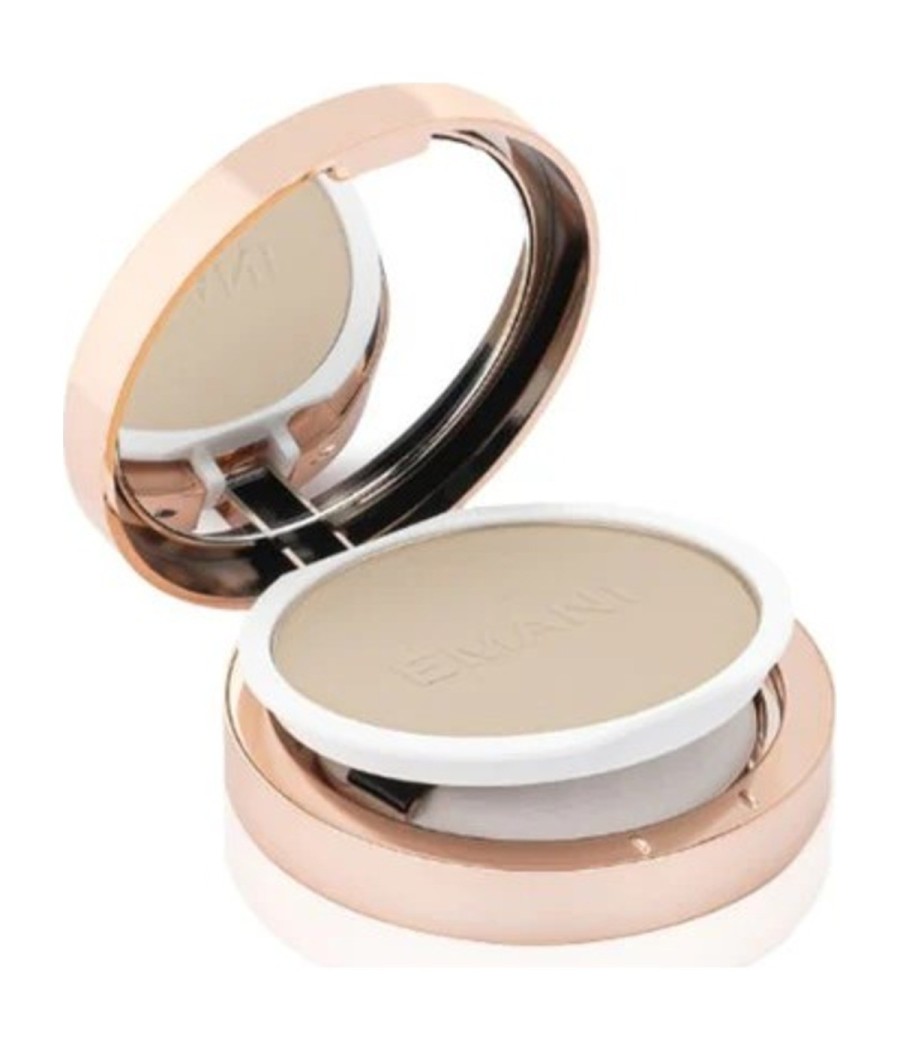 EMANI matizuojantis kompaktinis mineralinis makiažo pagrindas „Flawless Matte Foundation“, 12 g