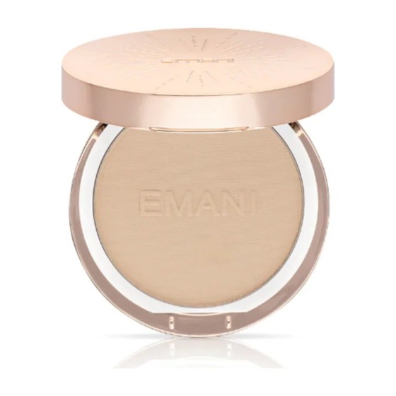 EMANI matizuojantis kompaktinis mineralinis makiažo pagrindas „Flawless Matte Foundation“, 12 g