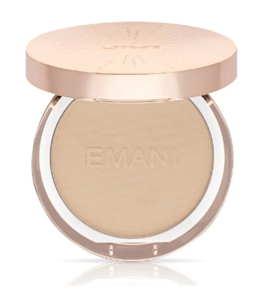EMANI matizuojantis kompaktinis mineralinis makiažo pagrindas „Flawless Matte Foundation“, 12 g