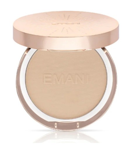 EMANI matinis kompaktinis mineralinis makiažo pagrindas „Flawless Matte Foundation“, 12 g