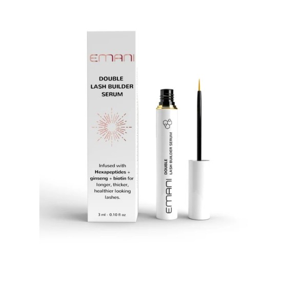 EMANI blakstienų serumas "Double Lash Builder Serum", 3 ml