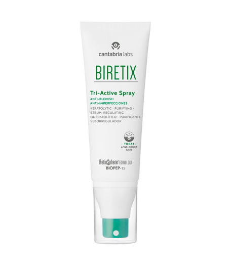 Biretix Tri-Active Body Spray for Back & Chest, 100 ml