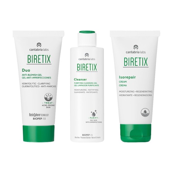 Biretix evening routine set