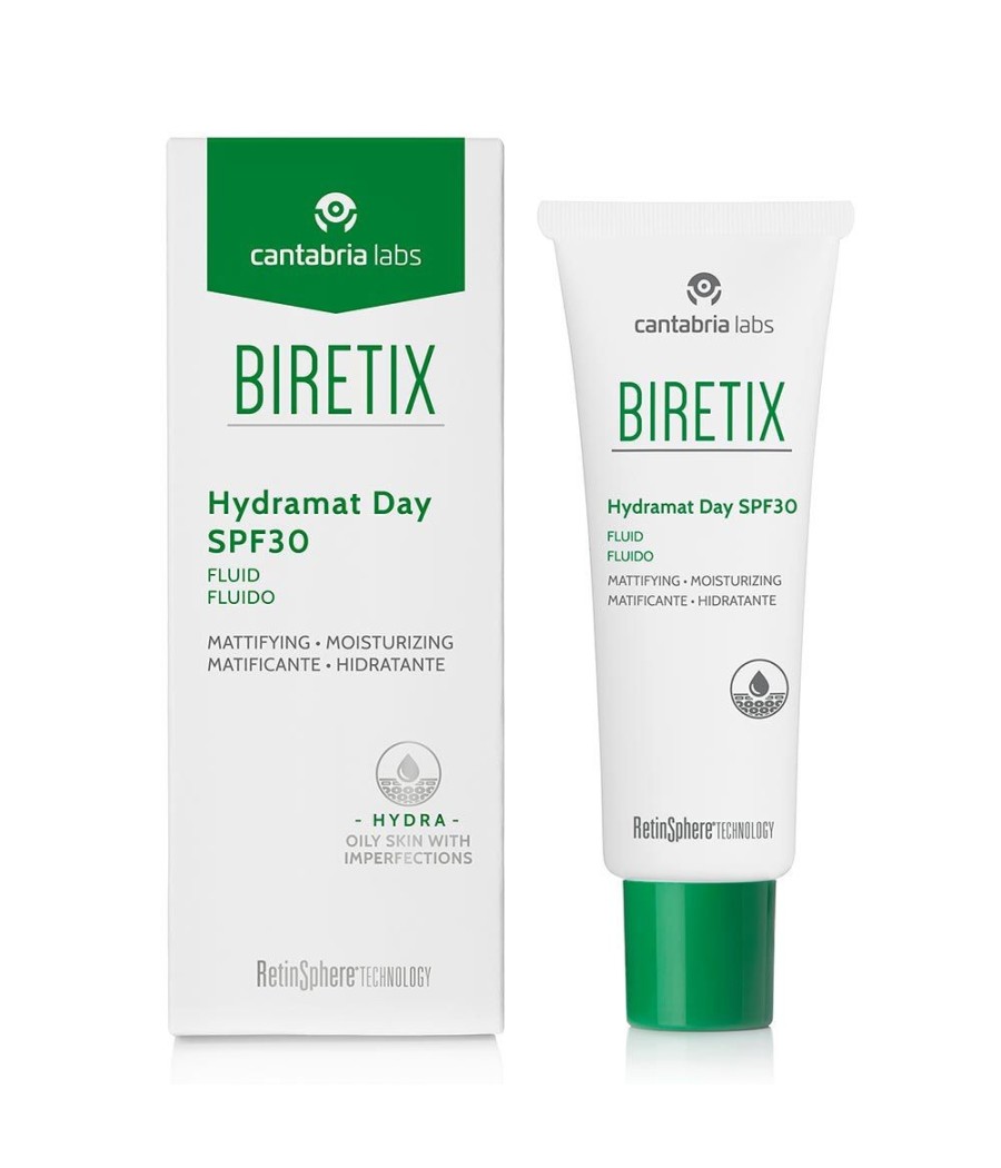 BIRETIX HYDRAMAT MATINIS DRĖKINAMASIS FLUIDAS, 50 ML