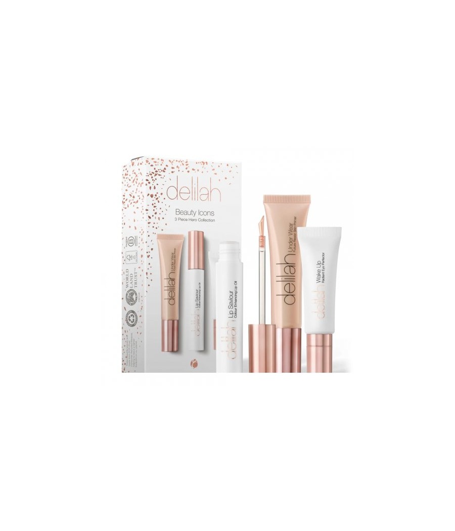 Delilah Beauty Icons 3 Piece Hero Collection Set