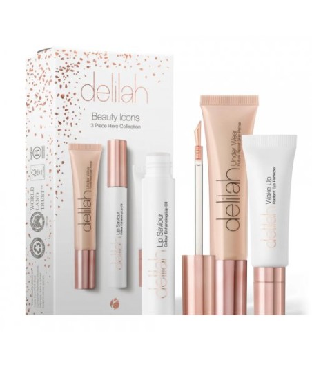 Delilah Beauty Icons 3 Piece Hero Collection Set