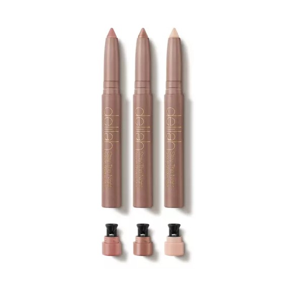 Delilah pieštukinių akių šešėlių rinkinys „Stay The Day Smooth Shadow Stick Collection“