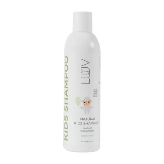 LUUV Easy-Comb Kids’ Hair Care Set with Pear Shampoo