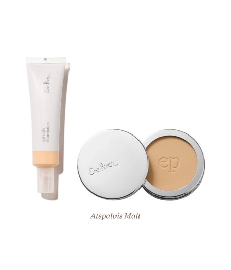 Ere Perez Smooth Skin Set: Oat Milk Foundation and Corn Setting Powder, Malt