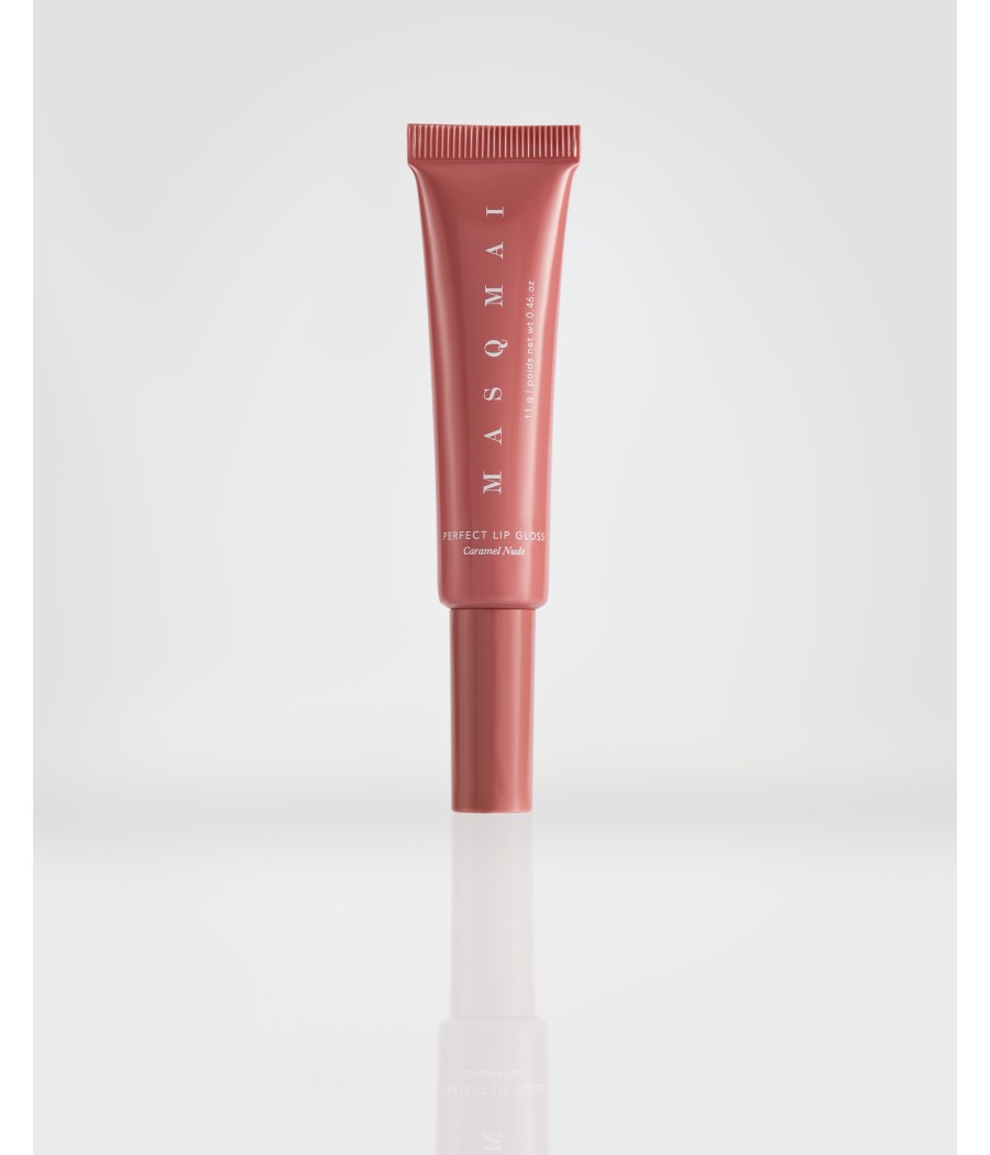 MASQMAI lūpų blizgis „Perfect Lip Gloss“, Caramel Nude, 11 g